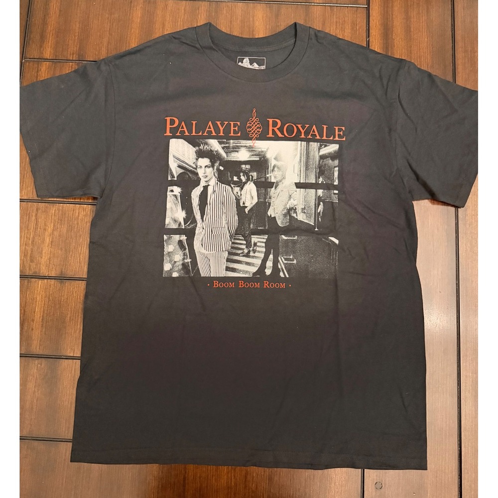 NWOT Palaye Royale Boom Boom Room Band T-Shirt Black Sumerian Records Large